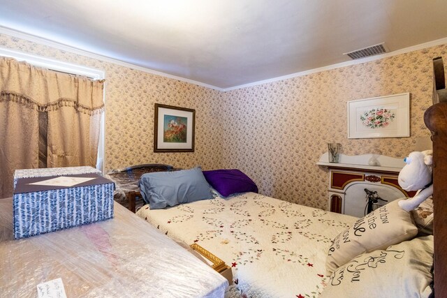 590 Main St, East Machias, ME 04630 - bedroom featuring crown molding