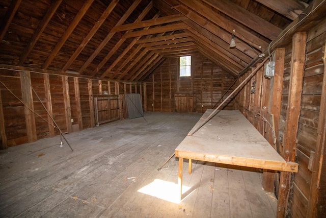 12 Park Ave, Newport, ME 04953 - view of unfinished attic