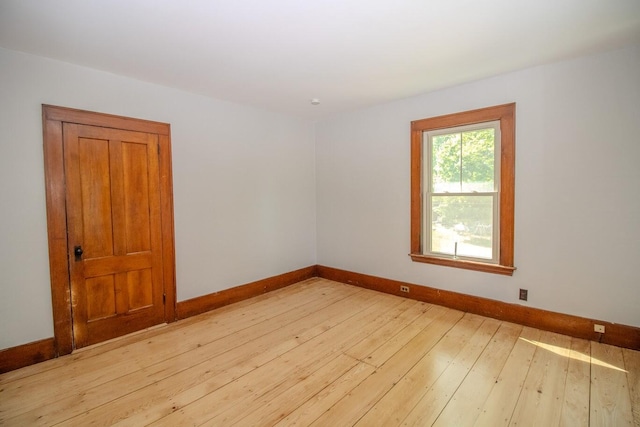12 Park Ave, Newport, ME 04953 - empty room with light wood-type flooring and baseboards