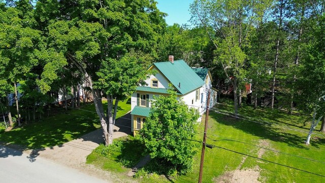 12 Park Ave, Newport, ME 04953 - view from above of property