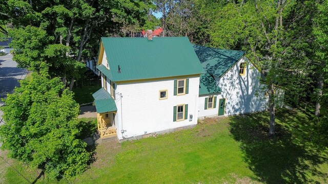 12 Park Ave, Newport, ME 04953 - view from above of property