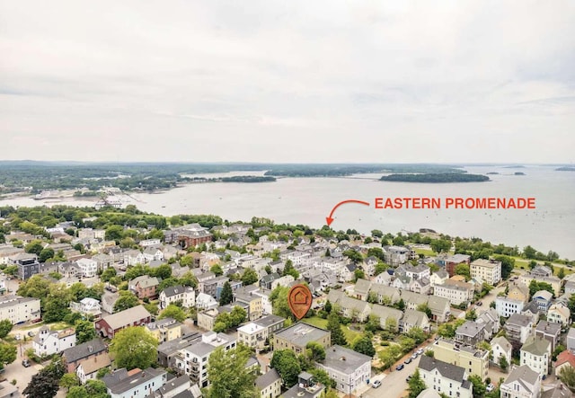 65 Munjoy St Unit 4, Portland, ME 04101 - aerial perspective of suburban area with a nearby body of water