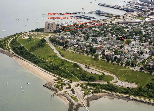65 Munjoy St Unit 4, Portland, ME 04101 - aerial view of a nearby body of water