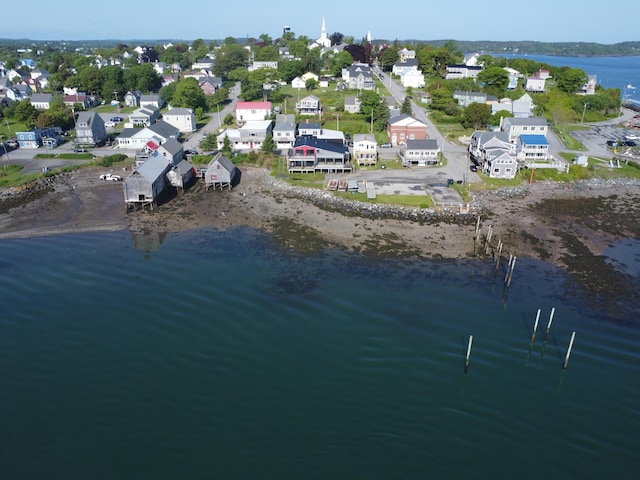 32 Water St, Lubec, ME 04652 - aerial overview of property's location featuring nearby suburban area and a nearby body of water