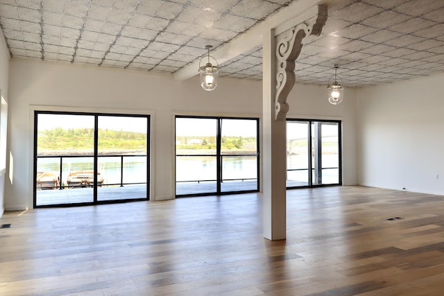32 Water St, Lubec, ME 04652 - unfurnished room featuring wood finished floors