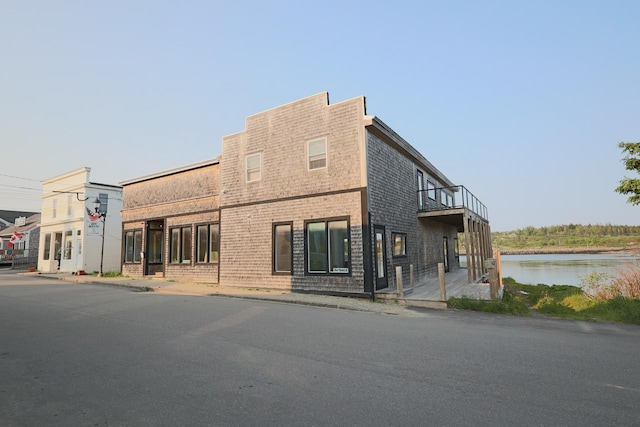32 Water St, Lubec, ME 04652 - view of property featuring a water view