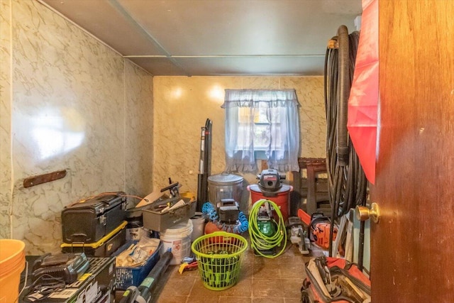 833 Sedgwick Ridge Rd, Sedgwick, ME 04676 - miscellaneous room featuring tile patterned flooring