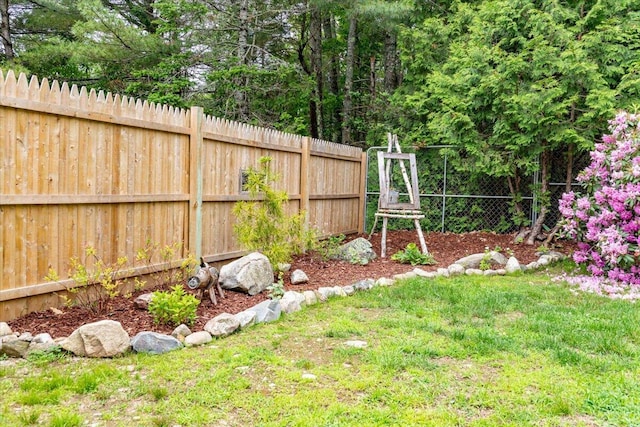 833 Sedgwick Ridge Rd, Sedgwick, ME 04676 - view of fenced backyard
