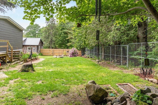 833 Sedgwick Ridge Rd, Sedgwick, ME 04676 - view of fenced backyard