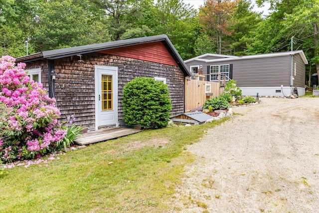 833 Sedgwick Ridge Rd, Sedgwick, ME 04676 - view of front of property with a front lawn