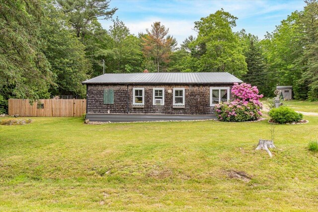 833 Sedgwick Ridge Rd, Sedgwick, ME 04676 - view of front facade with a metal roof