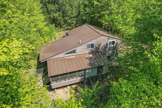 200 Flanders Pond Rd, Sullivan, ME 04664 - aerial view of property and surrounding area