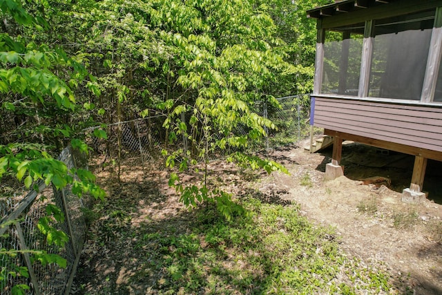 200 Flanders Pond Rd, Sullivan, ME 04664 - view of yard featuring a sunroom