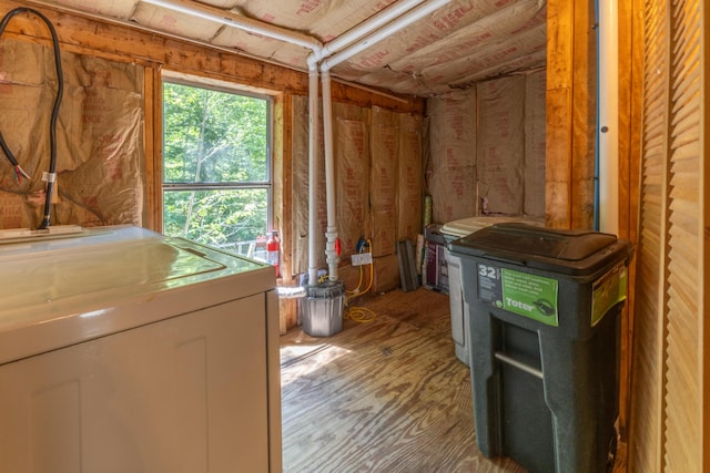 200 Flanders Pond Rd, Sullivan, ME 04664 - washroom featuring wood finished floors