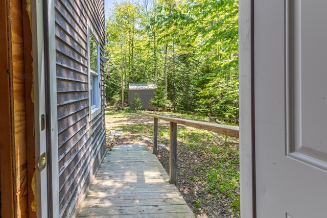 200 Flanders Pond Rd, Sullivan, ME 04664 - view of wooden deck