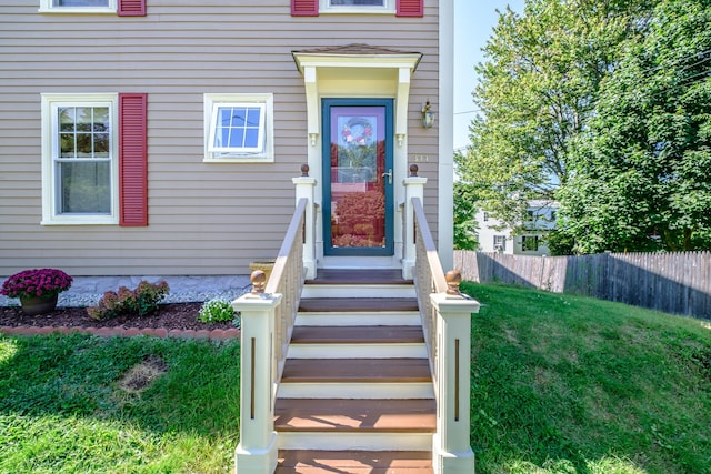 view of entrance to property