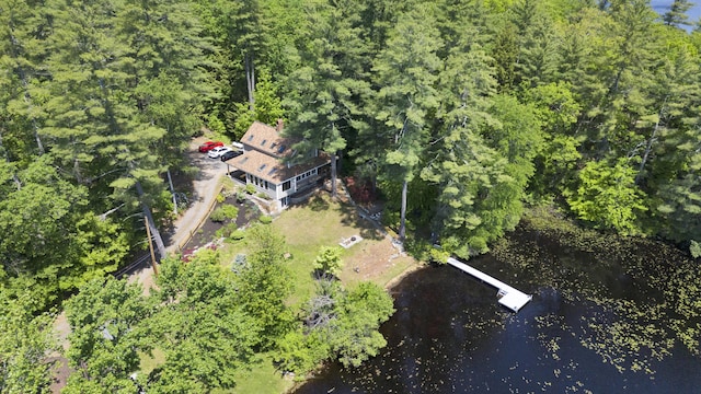 30 Otter Cove Ln, North Berwick, ME 03906 - view of subject property featuring a nearby body of water and a heavily wooded area