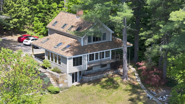 30 Otter Cove Ln, North Berwick, ME 03906 - view from above of property