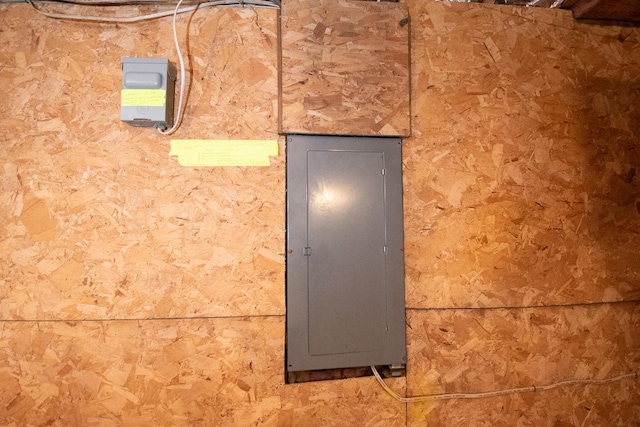 26 Knapp Ave, Milo, ME 04463 - basement view of electric panel