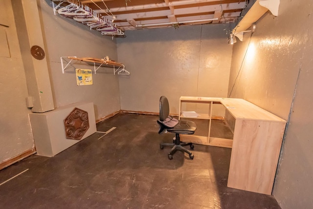 26 Knapp Ave, Milo, ME 04463 - office space featuring unfinished concrete flooring