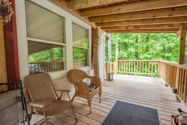 26 Knapp Ave, Milo, ME 04463 - view of deck
