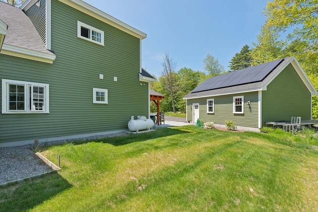 29 Bay Field Dr, Woolwich, ME 04579 - view of grassy yard featuring a patio area