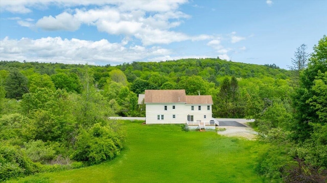 32 Skillings Corner Rd, Auburn, ME 04210 - view of subject property with a heavily wooded area