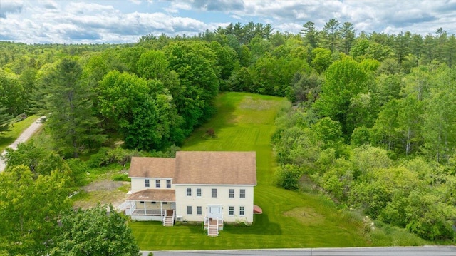 32 Skillings Corner Rd, Auburn, ME 04210 - view from above of property featuring a forest