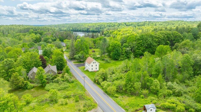 32 Skillings Corner Rd, Auburn, ME 04210 - bird's eye view of a forest and a large body of water