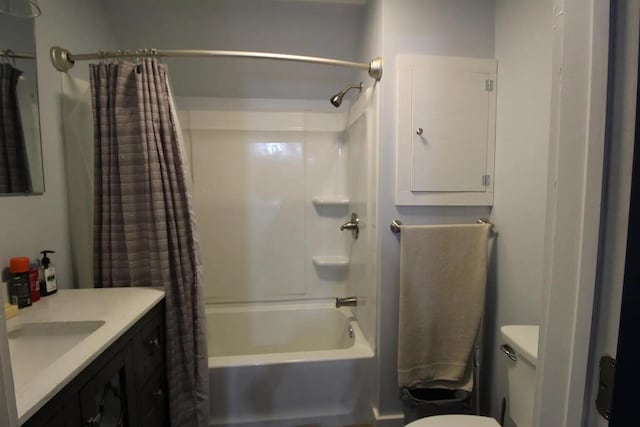 9 Springer Ln, Morrill, ME 04952 - bathroom with shower / tub combo, toilet, and vanity