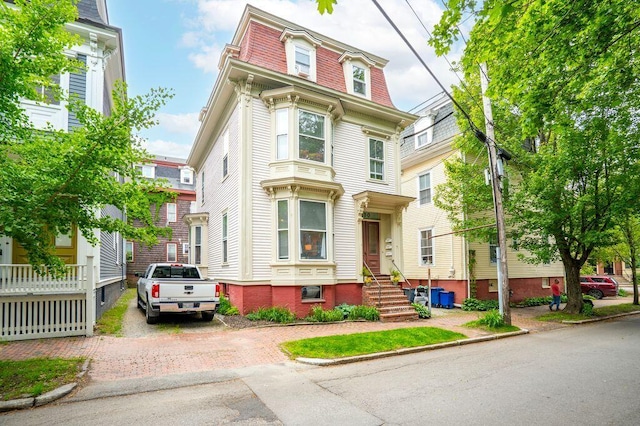 130 Emery St, Portland, ME 04102 - victorian home with mansard roof