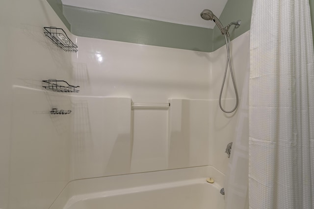 18 Sherman St Unit 4, Portland, ME 04101 - full bathroom featuring shower / bath combination with curtain