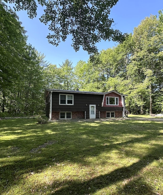 15 Balsam Ln, Naples, ME 04055 - view of front of house with a front yard