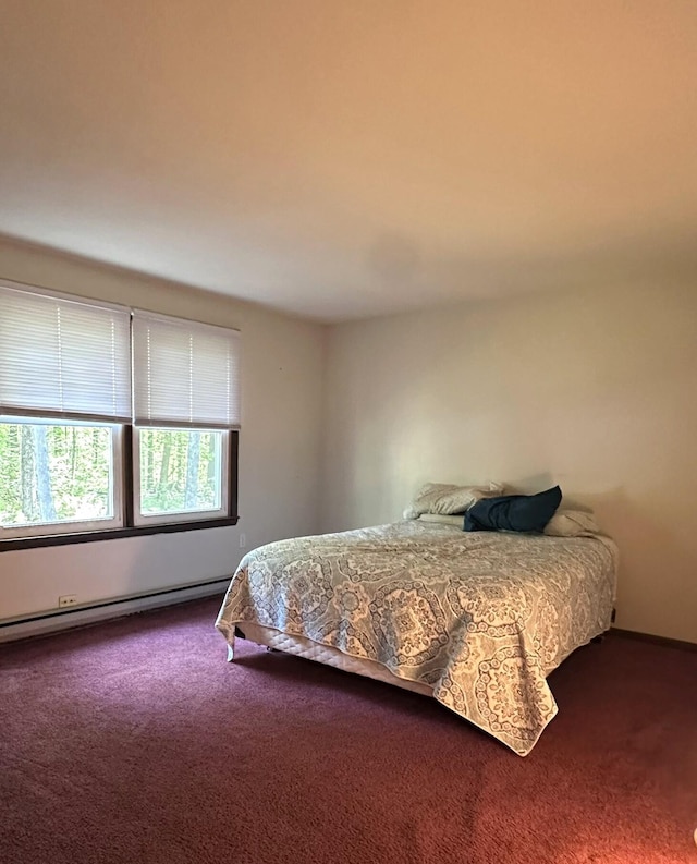 15 Balsam Ln, Naples, ME 04055 - bedroom with a baseboard radiator and carpet floors