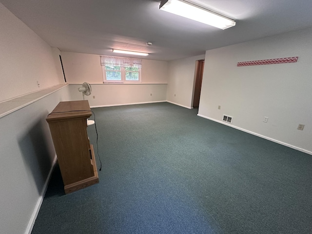 15 Balsam Ln, Naples, ME 04055 - basement with dark carpet and baseboards