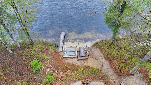 110 Indian Point Dr, Denmark, ME 04022 - aerial view of a nearby body of water