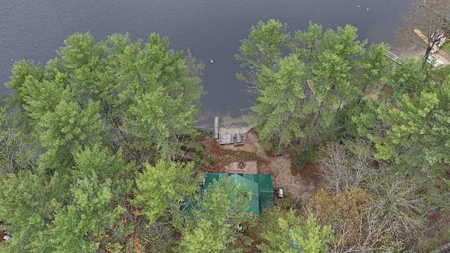 110 Indian Point Dr, Denmark, ME 04022 - aerial view of property and surrounding area featuring a large body of water
