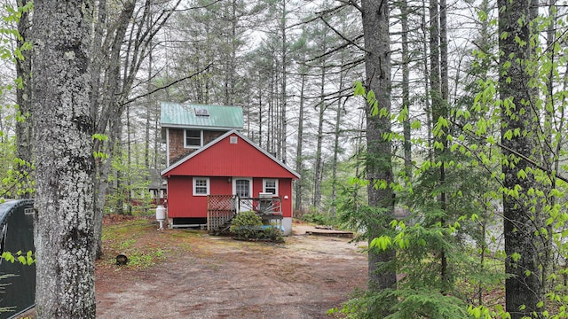 110 Indian Point Dr, Denmark, ME 04022 - chalet / cabin with a view of trees