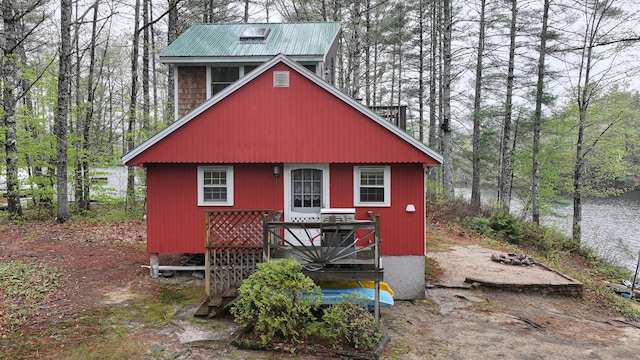 110 Indian Point Dr, Denmark, ME 04022 - back of house featuring a deck