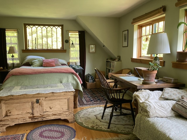 12 Bakers Pt, Steuben, ME 04680 - bedroom with wood finished floors