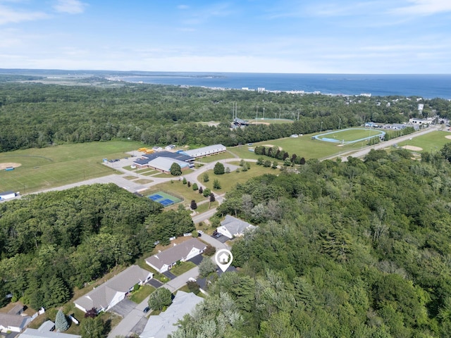 8 Kavanaugh Rd Unit 8, Old Orchard Beach, ME 04064 - aerial view of property and surrounding area with a heavily wooded area
