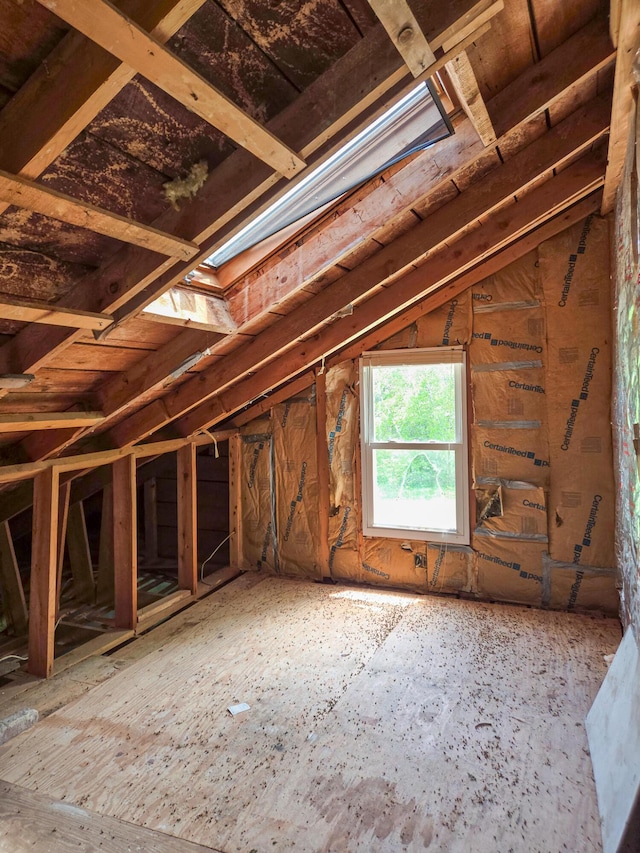 291 Pea Ridge Rd, Chester, ME 04457 - view of unfinished attic