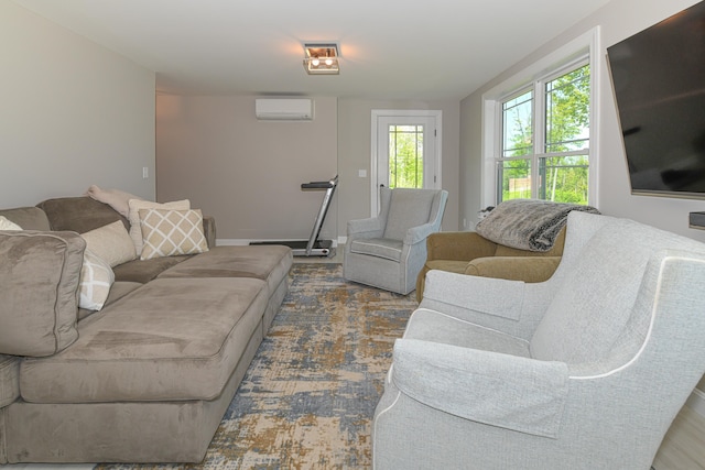 7 Elysian Way, Bridgton, ME 04009 - living area featuring a wall mounted air conditioner