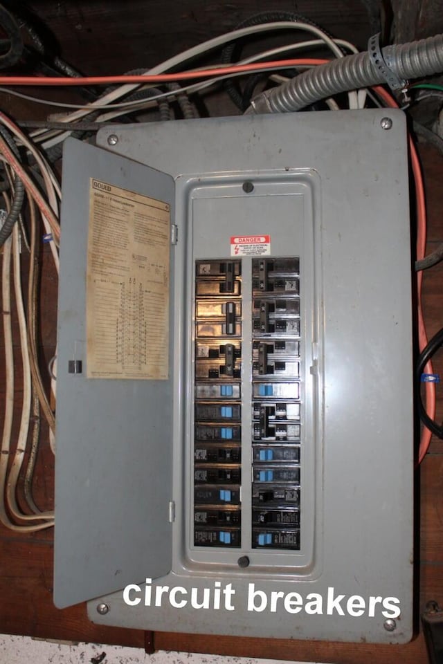 225 Webber Ave, Lewiston, ME 04240 - utility room with electric panel