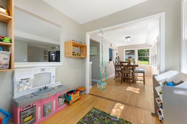 71 Blake Rd, Turner, ME 04282 - game room featuring hardwood / wood-style flooring and baseboards