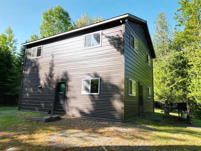 168 W Tucker Ridge Rd, Springfield, ME 04487 - view of property exterior with a yard