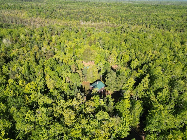 168 W Tucker Ridge Rd, Springfield, ME 04487 - aerial view of a heavily wooded area