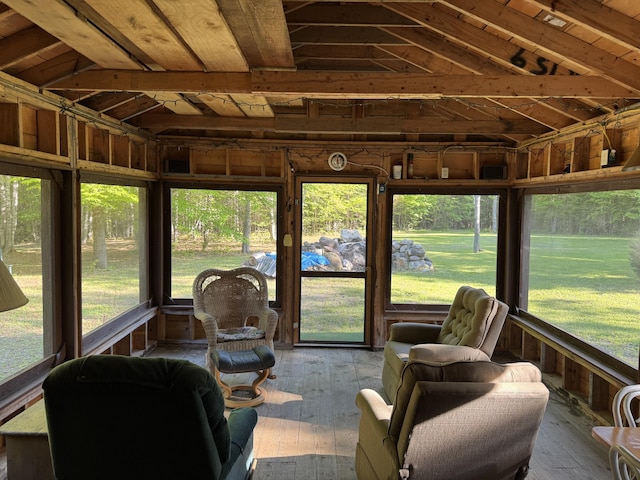 168 W Tucker Ridge Rd, Springfield, ME 04487 - sunroom with healthy amount of natural light