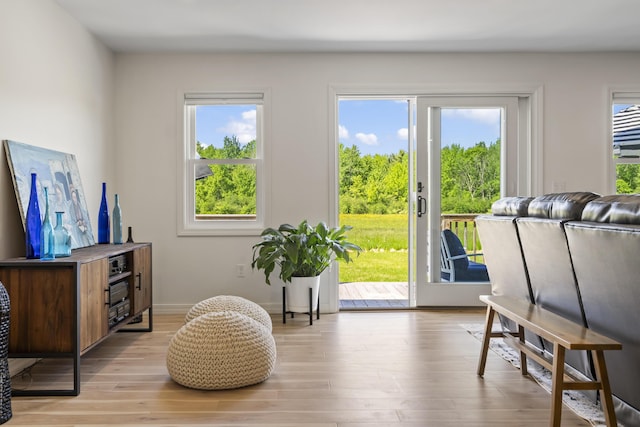 25 Royale Dr, Sidney, ME 04330 - sitting room with healthy amount of natural light and light wood-style floors