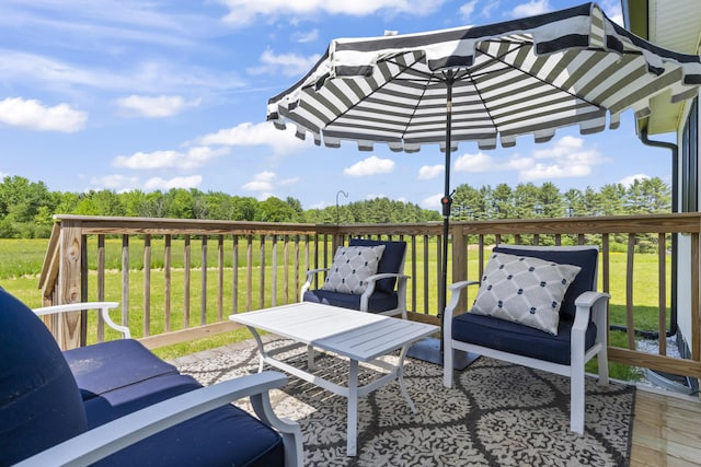 25 Royale Dr, Sidney, ME 04330 - wooden terrace with a yard